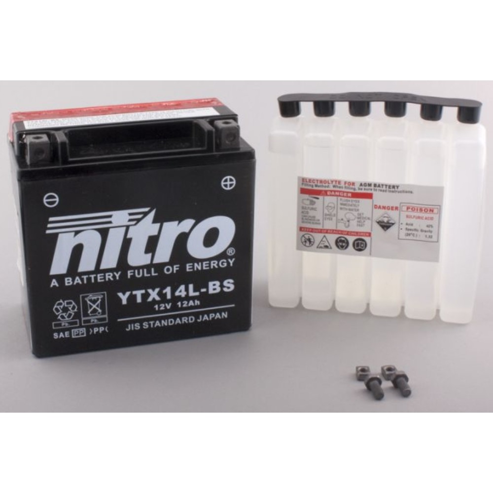 Batería Nitro YTX14L-BS Sellada