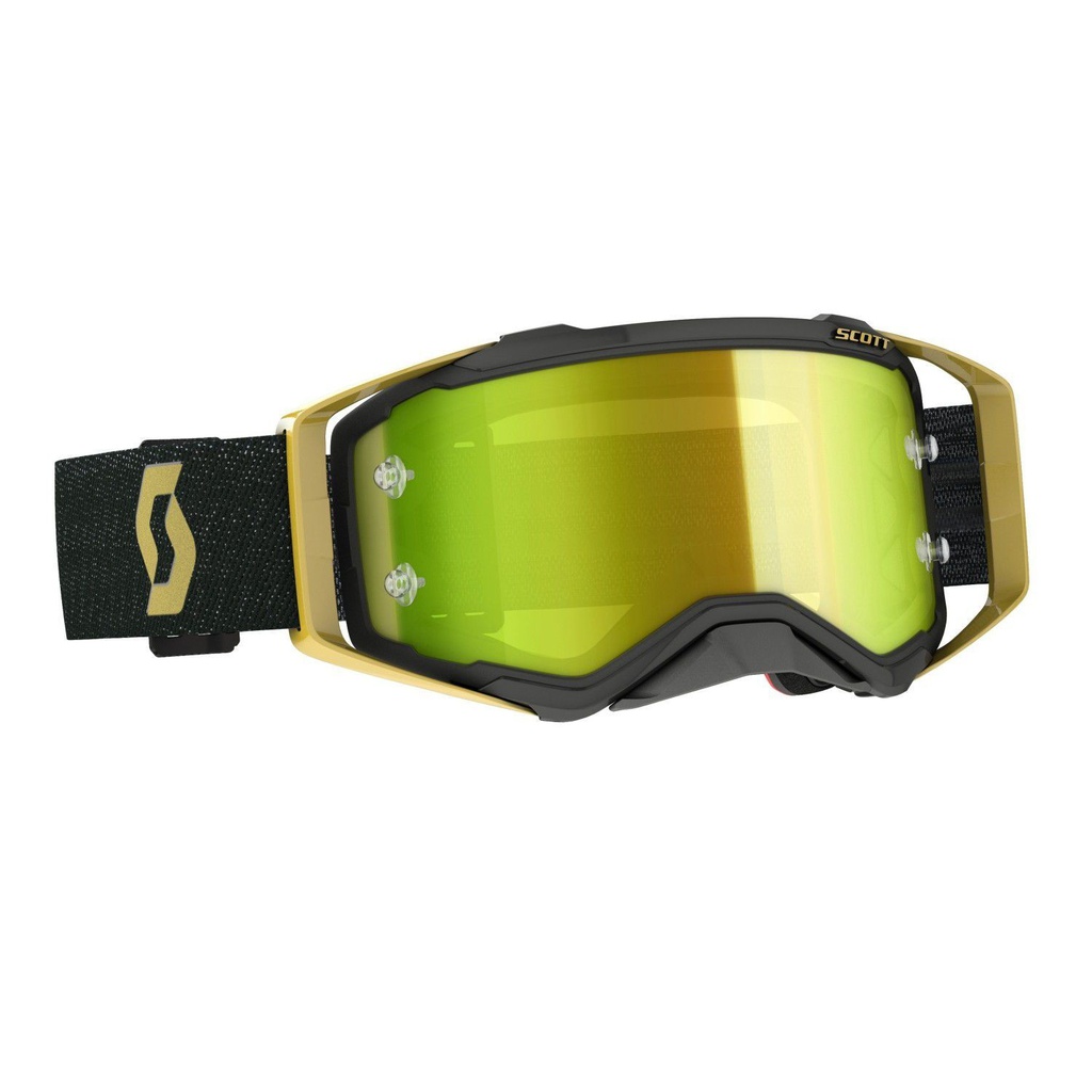 Gafas Scott Prospect Negro / Amarillo Cristal Espejo Dorado