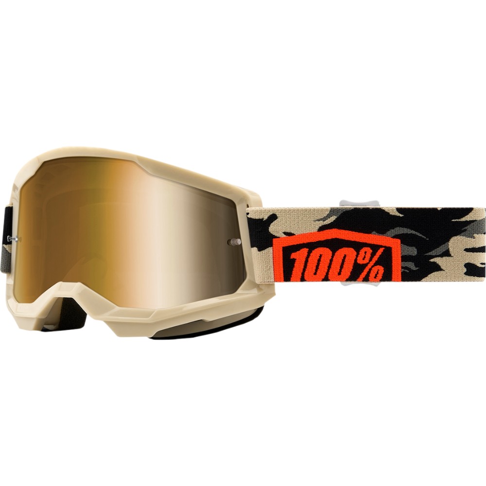 Gafas 100% STRATA 2 Kombat - Cristal Oro